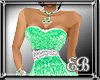 EB*FORTUNE GREEN GOWN-XL