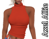 AA Red TurtleNeck Top