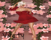 Summer Red Dotted Dress