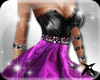 ! Black purp tiara dress