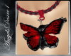 Red Gothic Butterfly