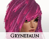 dark pink long hairstyle
