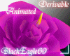 .BE69 Purple Rose Candle