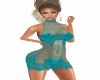 Blue Mesh Dress