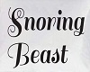 Snoring Beast Pillow