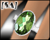 [SA] Green Crystal Ring