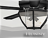H. Black Ceiling Fan