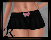 Black Skirt Pink Bow