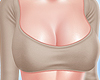 Sweet Beige Crop Top