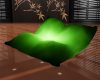 green pillow