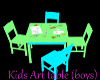 Kids Art Table (boys)