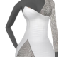White Silver dress