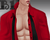 Open Business Shirt Red