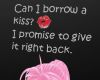 Borrow a kiss banner