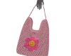 Crochet flower bag