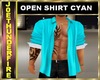 Open Shirt Cyan V1