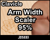 Arm Width Scaler 95%