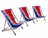 Patriotic Beach Chairs