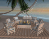 Beach chat table