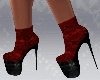 Red snake shoes