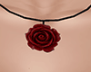 earring n necklace rose