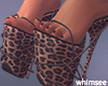 Black Leopard Platforms