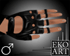 Gloves Black Leather