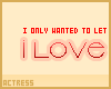 [IAct] i love you