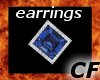 CF Sapphire Sq Earring