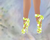 heels green2/white