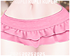Xmas Pink Mini Skirt