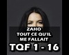 TOUT CE QU'IL ME FALLAIT