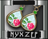Rose Floral Earrings