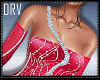 FOG RED SILVER DRESS