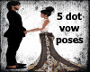 Wedding vows-5poses