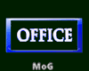 OFFICE SIGN ~  Blue
