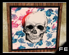 FE skull flower frame
