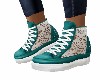LACE SNEAKERS *TEAL*