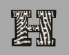 Zebra H letter