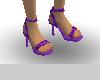 purple sequined heels