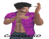 C50 Purple open shirt
