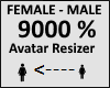 Avatar scaler 9000%