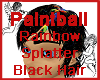 Paintball Hair BLACK