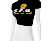 F Yellow Logo Blk Tee