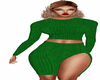Knit Skirt Green Rl