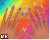 달 | Rainbow Nails