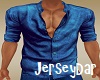 Unbuttoned Shirt Blue