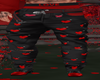 Love Hearts Val Blk Pant