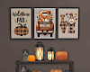 Fall Deco Table Pumpkins