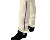 Ivory Purple Tux Pants